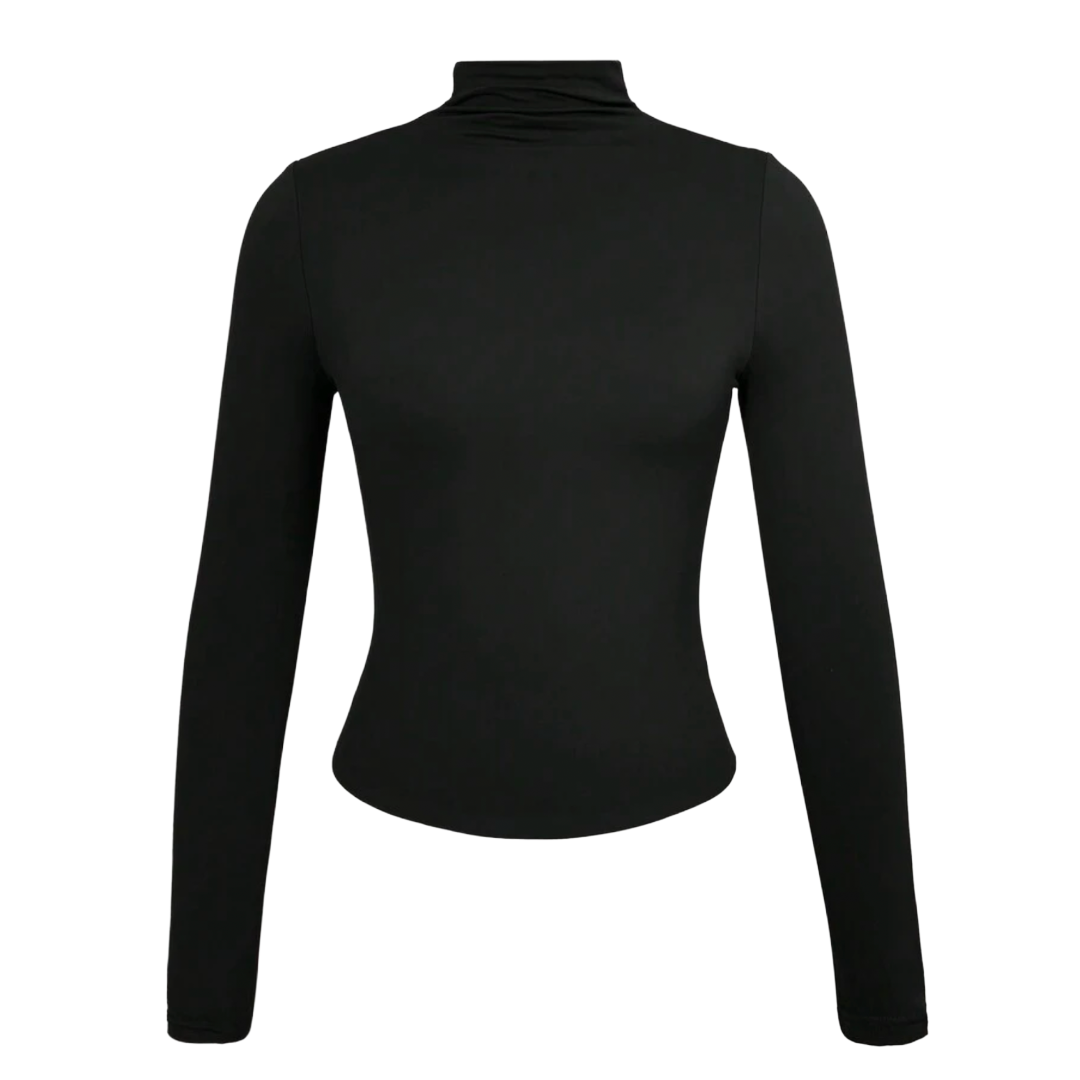 T-shirt manches longues avec col roulé