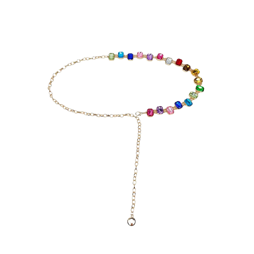 Ceinture avec détails pierres