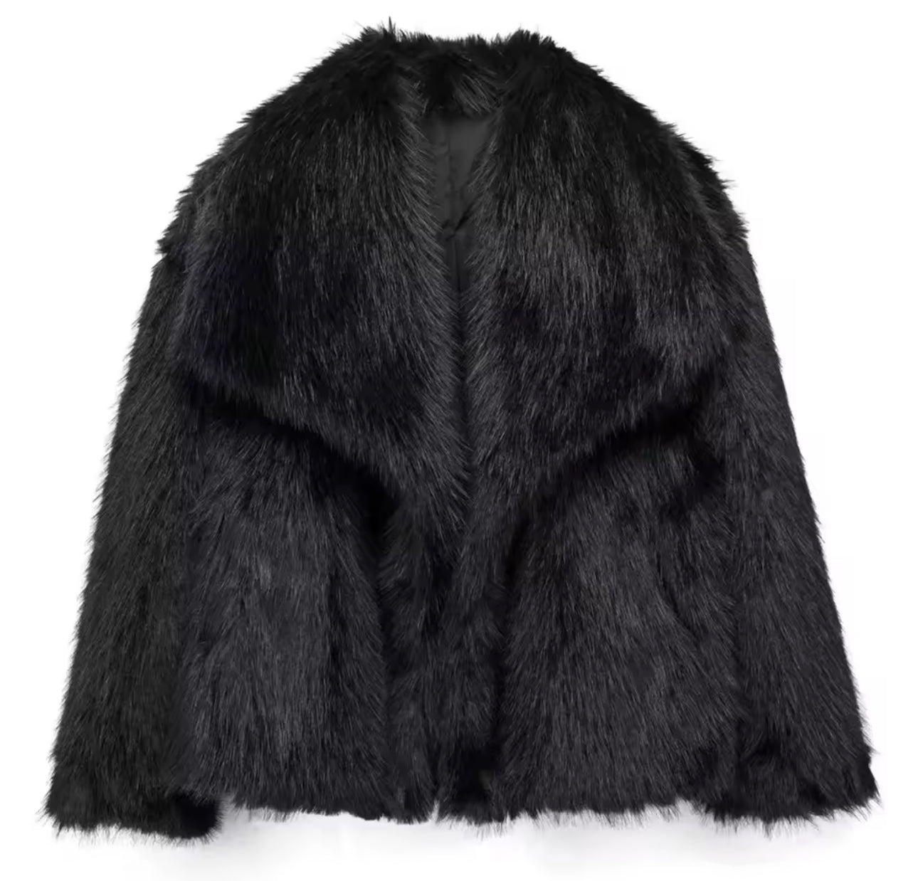 Manteau pelucheux