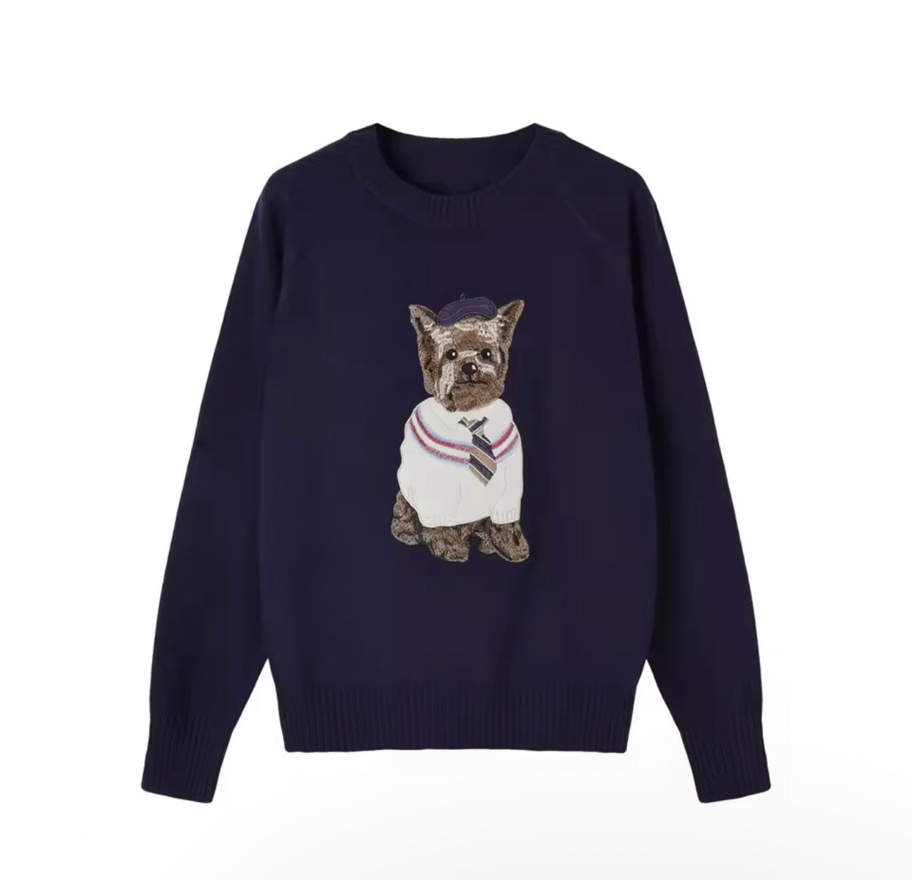 Pull avec motif chien