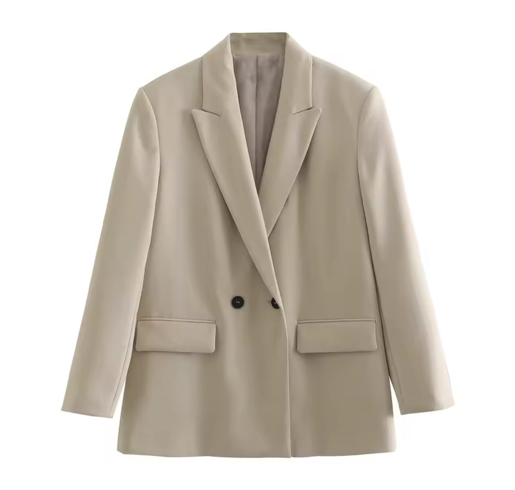 Blazer doublé pour femme