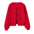 Cardigan avec cordons devant