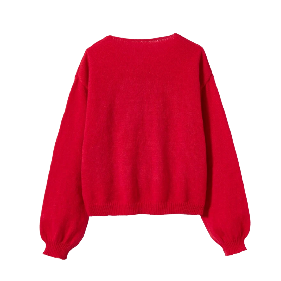 Cardigan avec cordons devant