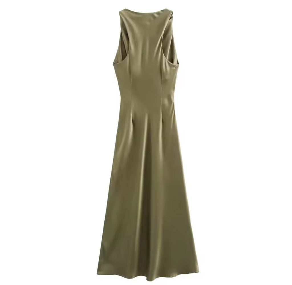 Robe en satin