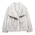 Manteau pelucheux